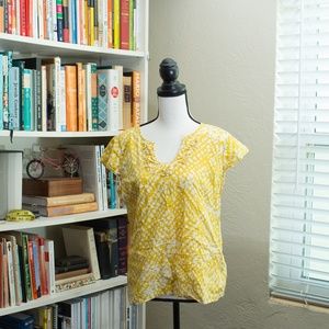 Yellow Banana Republic Top